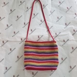 Rainbow Crochet Crossbody